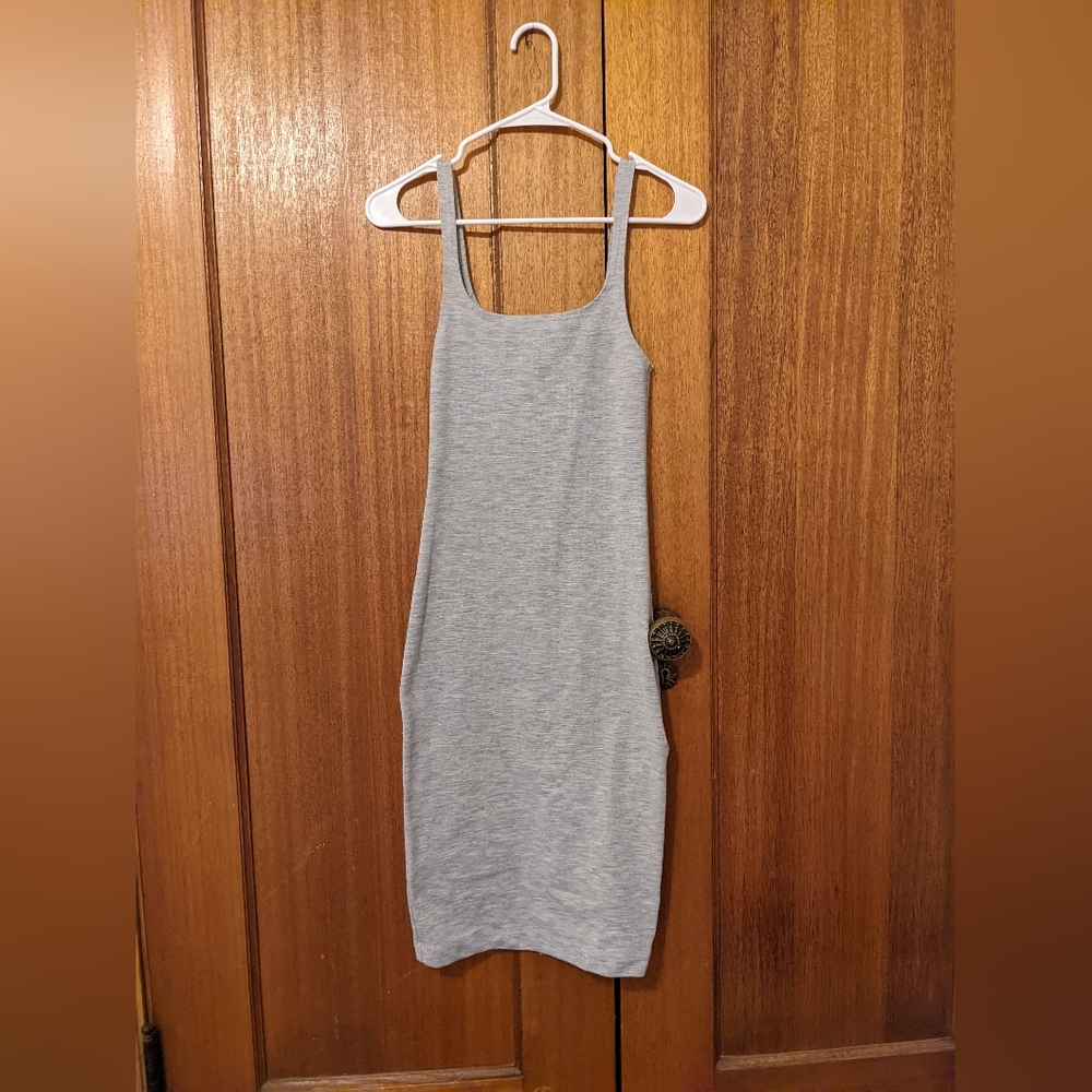 Bodycon grey dress Zara small